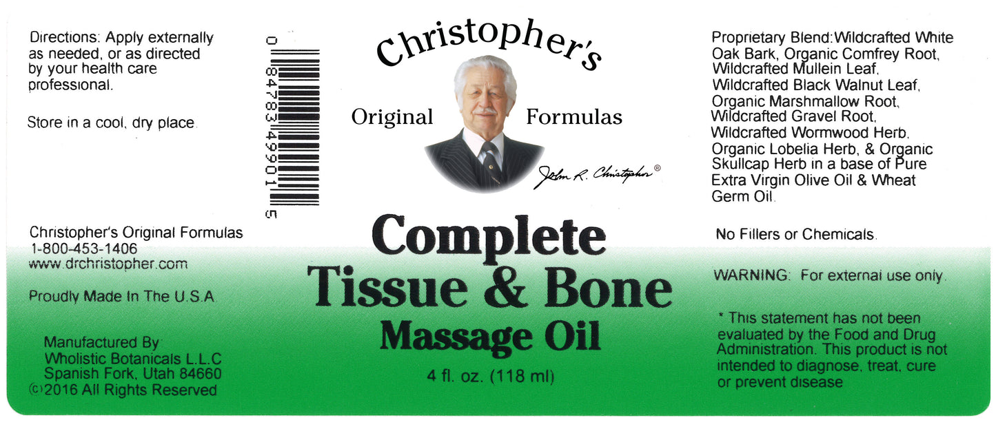 Complete Tissue and Bone Massage Oil