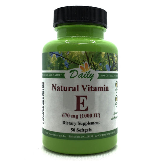 Natural Vitamin E 1000